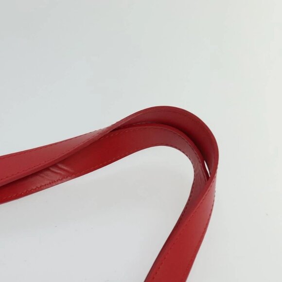 LOUIS VUITTON Epi Plage Via Hand Bag Vinyl Red Grenadine - Picture 6 of 16
